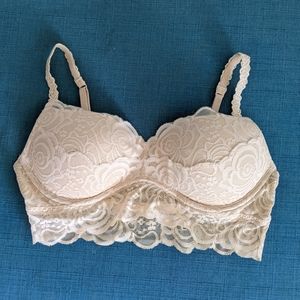 Victoria's Secret PINK Push-up Bralette - M/Nude